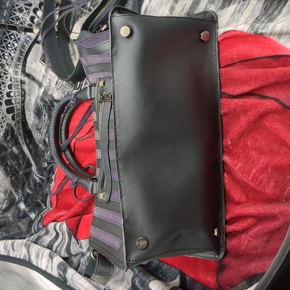 Rebecca minkoff black and purple satchel - Picture 15 of 15